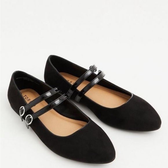 Torrid Women’s Size 10 Double Strap Mary Jane Flat (WW) - Picture 1 of 5
